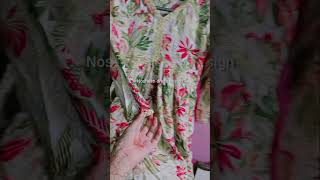 Printed frock design🥰 plates full video ka😍 liya like command kare [upl. by Aurea]