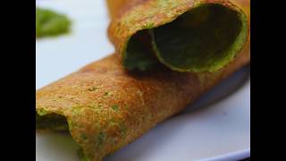 Sprouts cheela  Pesarattu  Moong dal chilla recipe  Healthy Indian breakfast recipes [upl. by Asehr728]