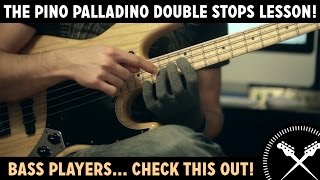 The Pino Palladino Double Stop  Bass Lesson with Scott Devine [upl. by Nylahsoj]