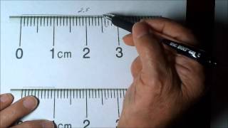 How to Measure length correctly using a Centimeter Ruler [upl. by Aenel395]