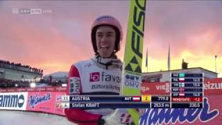 Skifliegen Vikersund 2017 NEUER WELTREKORD STEFAN KRAFT SPRUNG 2535 METER [upl. by Sabba]