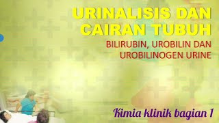 4 Kimia Urine Bilirubin Urobilinogen Urobilin dan Keton Urine [upl. by Guise]