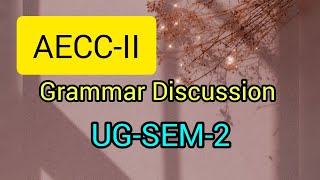 AECC GRAMMARDiscussionQuestion paper 2024 [upl. by Garek900]