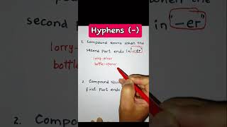 Hyphen   Morphology  Inflection  ELT  Linguistics  Vocabulary  Grammar LinguaFranca1 [upl. by Llehsar573]