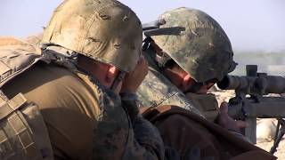 ONE SHOT ONE KILL Marine Scout Sniper kills a Taliban sniper [upl. by Algernon]