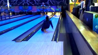 Funny Bowling Fail Of a Guy Trying Bowling First Time  WooGlobe Funnies [upl. by Iretak]