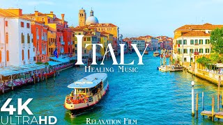 Italy 4K • Scenic Relaxation Film with Peaceful Relaxing Music and Nature Video Ultra HD [upl. by Kotz]