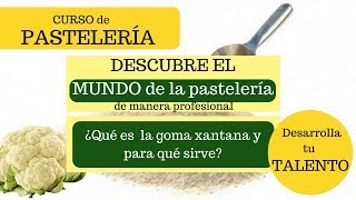 Curso de pastelería  ¿Qué es la goma xantana y para qué sirve [upl. by Healy940]