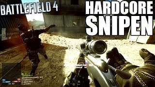 Battlefield 4  HARDCORE SNIPEN in Bf4  Fehlerhafte Übertragung  Ekwah [upl. by Enelak]