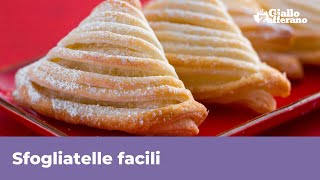 SFOGLIATELLE FACILI  Con pasta sfoglia pronta [upl. by Amabelle887]