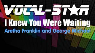 Aretha Franklin And George Michael  I Knew You Were Waiting For Me Karaoke Version with Lyrics [upl. by Ytirehc68]