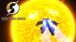 Flying into THE SUN  Dyson Sphere Program Ep 2 [upl. by Eseenaj]