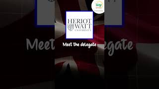 Meet Heriot watt University Delegate At UK Education fair [upl. by Llerrad]