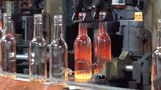 Glass Bottle Mass Production Process  台灣玻璃瓶大量生產工廠  Taiwan Glass Factory [upl. by Berghoff]