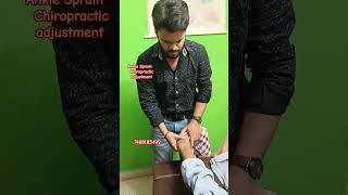 Ankle Pain chiropractic adjustment  Best Chiropractor in Patna short viral [upl. by Banwell]