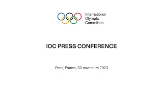 IOC EB Press Conference  day 2 French [upl. by Nniroc]