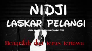 Nidji Laskar Pelangi Full Karaoke Lirik Musik Instrumental [upl. by Annecorinne]