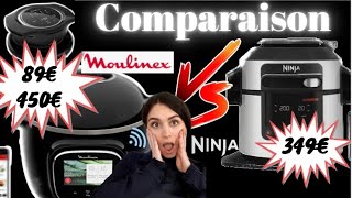 COMPARAISON COOKEO TOUCH WIFI NINJA SMART LID 14 EN 1 [upl. by Nairdna860]