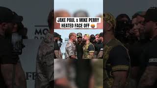 Jake Paul and Mike Perry Get HEATED During Face Off [upl. by Nalaf]