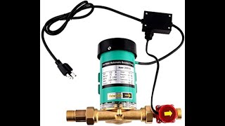 Review SHYLIYU Pressure Pumps 1 inch Outlet 120W Water Pressure Booster Pump [upl. by Killarney]