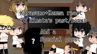 KarasunoKenma react to Hinata’s pastbonus parta special guest [upl. by Leribag]