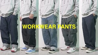 ENG SUB 五件你必須懂的工裝褲  Carhartt Ben Davis Dickies 874 Uniqlo U Workwear Pants That I Like [upl. by Rennerb260]