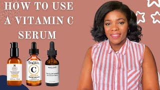 How to Use a VITAMIN C Serum the Right way  Dr Janet [upl. by Bullis]