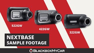 Nextbase Dash Cams 522GW 422GW and 322GW  Sample Footage  BlackboxMyCar [upl. by Langdon]