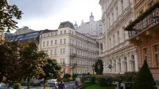 CZ Karlovy Vary Karlsbad Карловы Вары Курорт в Чехии September 2015 [upl. by Alleyn]