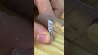 Be sure to remember this trick How to easily insert a dowel into a large hole [upl. by Nomsed333]