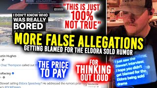 FALSE ALLEGATIONS Eldora SOLD quotRumor Starterquot label being placed on me quot1000 incorrectquot [upl. by Ravel]