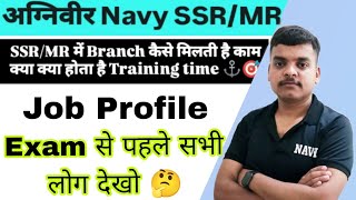 Agniveer SSR Agniveer MR में क्या काम करना होगा  Agniveer Navy Work  Exam Date SSR MR 2024🎯 [upl. by Schultz]