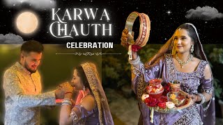 Karwa Chauth Celebration 😍 ❤️ [upl. by Palladin]