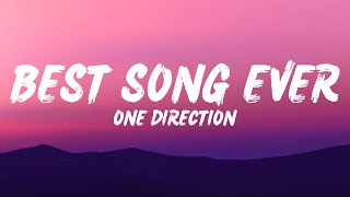 One Direction  Best Song Ever Lyrics  And we danced all night to the best song ever 🎶 [upl. by Lorene]