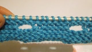 TUTO TRICOT APPRENDRE A TRICOTER DES BOUTONNIERES HORIZONTALES  TRICOT FACILE [upl. by Emil]