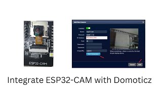 Integrate ESP32CAM with Domoticz [upl. by Anuhsal]