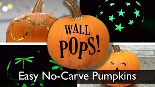 Four Easy NoCarve Pumpkins Perfect for Kids [upl. by Yesmar587]