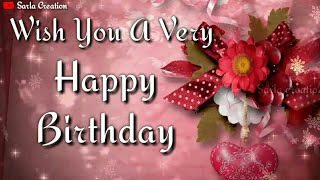 💖 🎂🎉Happy Birthday🎉🎂Greetings Wishes whatsapp status video Hindi [upl. by Aliam]