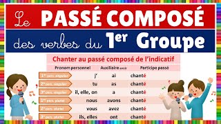 Le passé composé des verbes du 1er groupe [upl. by Ellennahs]