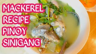 Sinigang na Mackerel Recipe  Easy Filipino Sour Soup [upl. by Roderigo]