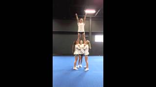 Elite Cheerleading Stunt Progression Full Down [upl. by Salvadore]