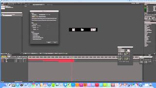 Exporting from After Effects to SWF [upl. by Landre]