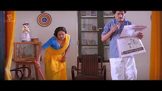 Kashinath Funny Conversation With House Maid  Meesehotta Gandasige Demandappo Demandu Kannada Movie [upl. by Eirb]