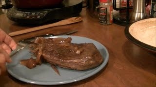 Recipe for a Fall Apart Juicy London Broil Steak [upl. by Ailahk]