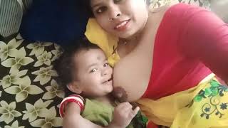 Beautiful mom breastfeeding  🤩desi breastfeeding vlogs desi mom breastfeeding baby vlog indian new [upl. by Nnaecarg158]