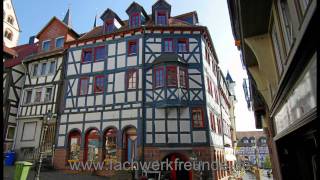 Gelnhausen HD Eine Fachwerktour durch die historische Altstadt in Hessen bei Frankfurt [upl. by Nerta]