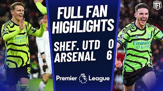 Arsenal ARE INCREDIBLE Sheffield United 06 Arsenal Highlights [upl. by Lacey]