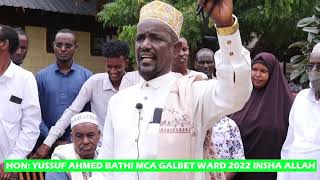 galbet ward residents decide to support hon yussuf come 2022 general election [upl. by Trixie190]