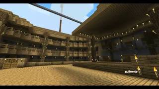 Minecraft Creations  The Globe Theatre Shakespeares [upl. by Sevein]