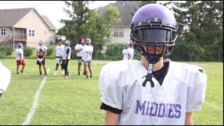 Middletown Middies 7th8th Preason Football [upl. by Acceb]